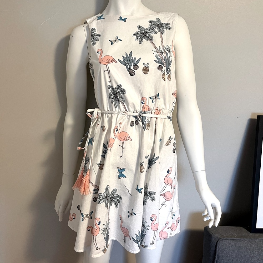 Summer flamingo/tropical dress